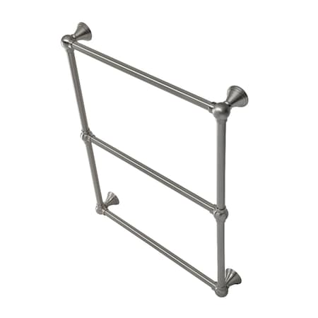 Kingston Brass DTC322419SN 24-Inch Wall Mount Towel Rack, Brushed Nickel DTC322419SN
